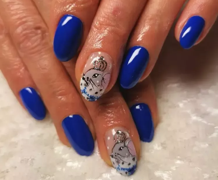 Téli karácsonyi köröm - mükörömépítés Budapesten